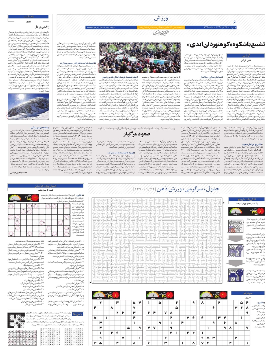روزنامه خراسان رضوی