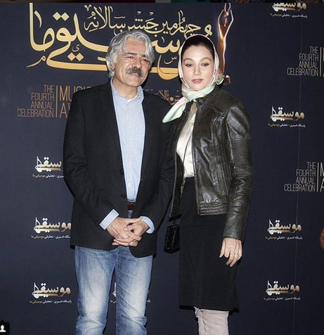استاد «کیهان کلهر» در کنار همسر جوانش