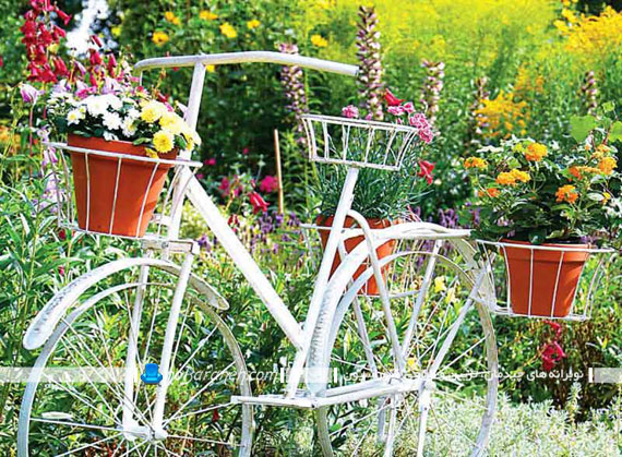 ۱۲ ایده جالب برای تزیین باغچه