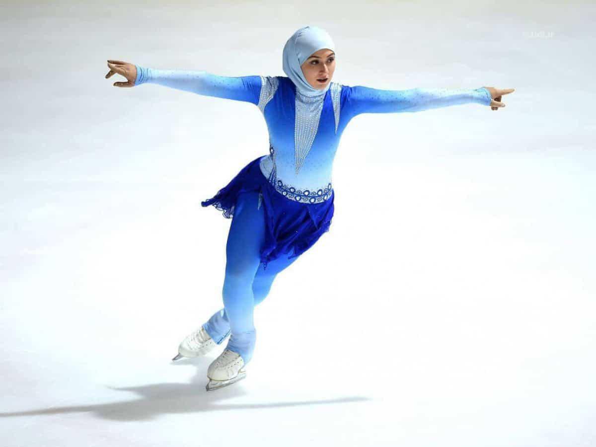 پوشش زهرا لاری ورزشکار محجبه اماراتی