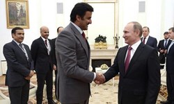 زمان دیدار امیر قطر و پوتین اعلام شد