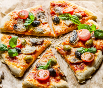 غذاي اصلي/ پيتزا سبزيجات را با سس پستو ميل کنيد
