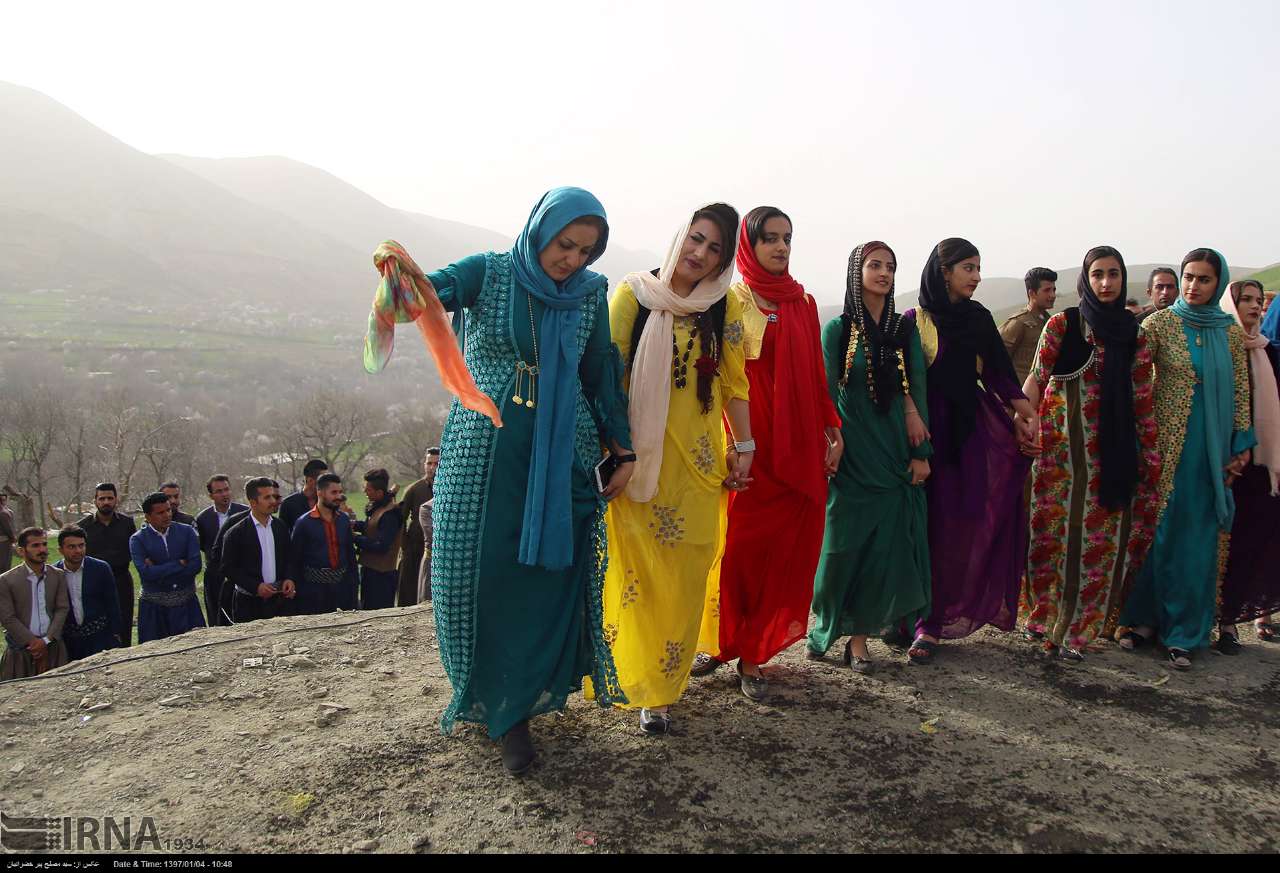 عکس/ جشن نوروز در روستای «ژنین» کردستان