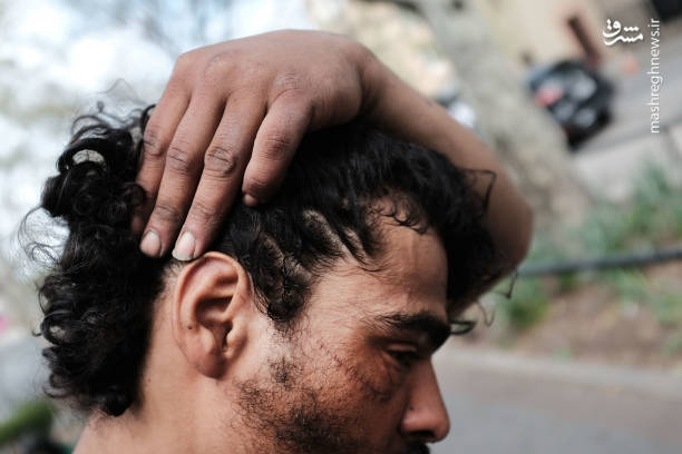 عکس/ پرسه معتادان تزریقی آمریکایی در شهر