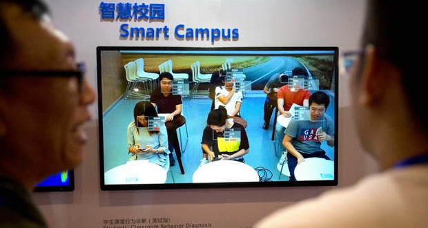 نظارت بر دانش آموزان چینی با فناوری تشخیص چهره