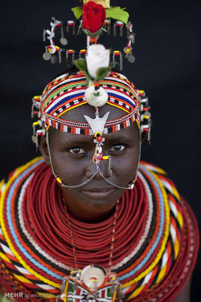 عکس/ چهره های متفاوت بومیان آفریقا‎