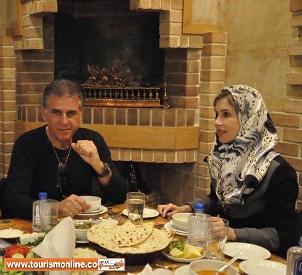 عکس/ کارلوس کی روش و همسرش
