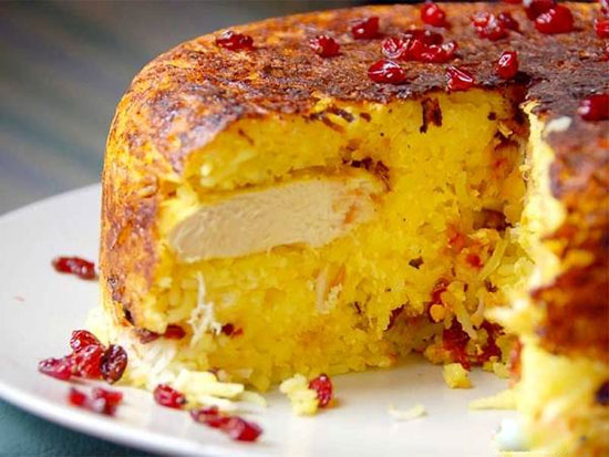 غذاي اصلي/ طرز تهيه ته چين مرغ در فر