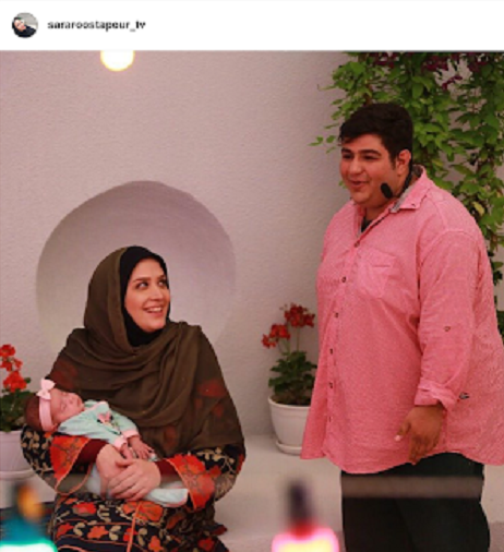 چهره ها/ خاله سارا و دختر واقعی‌اش