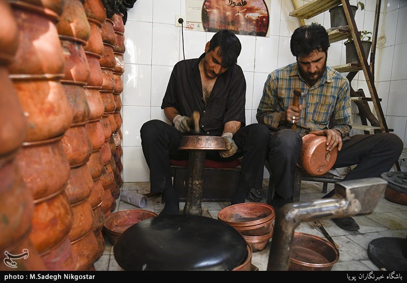 عکس/ گشتی در بازار مسگرهای زنجان