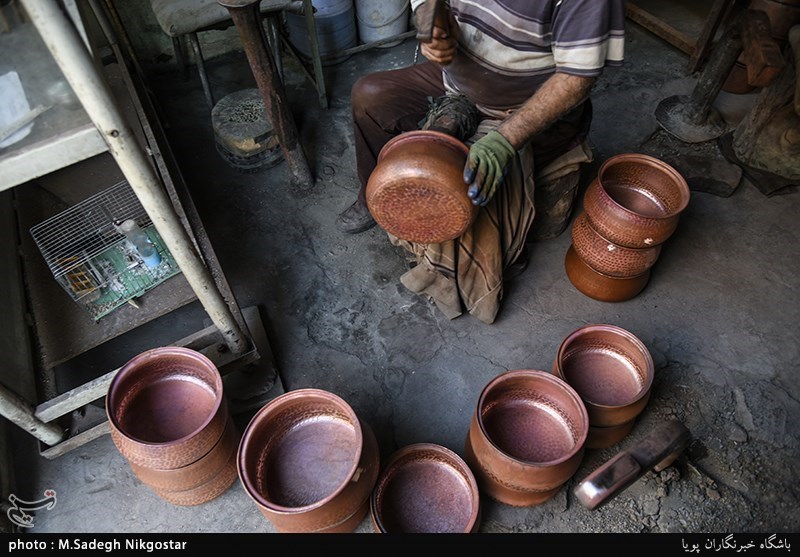 عکس/ گشتی در بازار مسگرهای زنجان