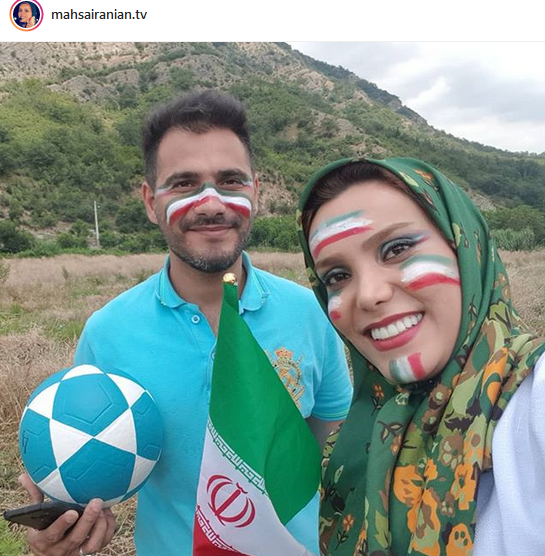 چهره ها/ سلفی «مهسا ایرانیان» در طبیعتی زیبا