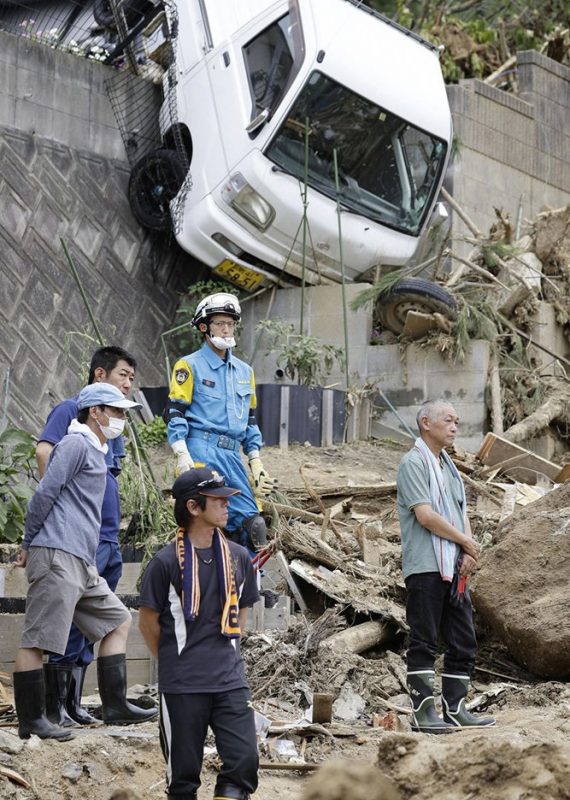 عکس/ طوفان مرگبار در ژاپن