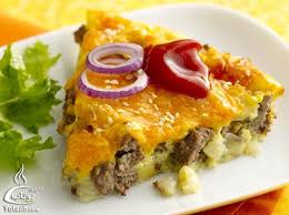 طرز تهيه پاي چيزبرگر با سيب زميني آب پز