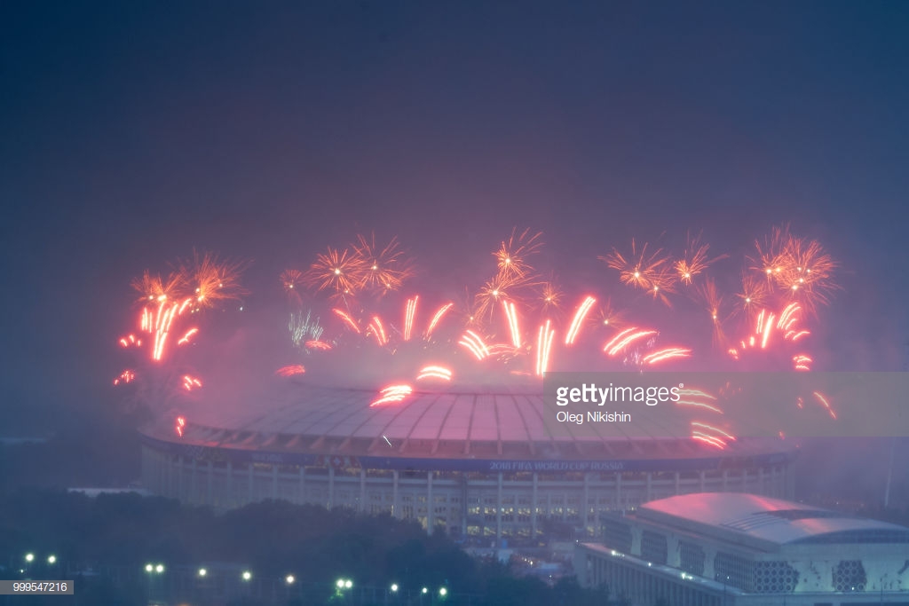 مراسم آتش‌بازی بعد از جام جهانی ۲۰۱۸ روسیه