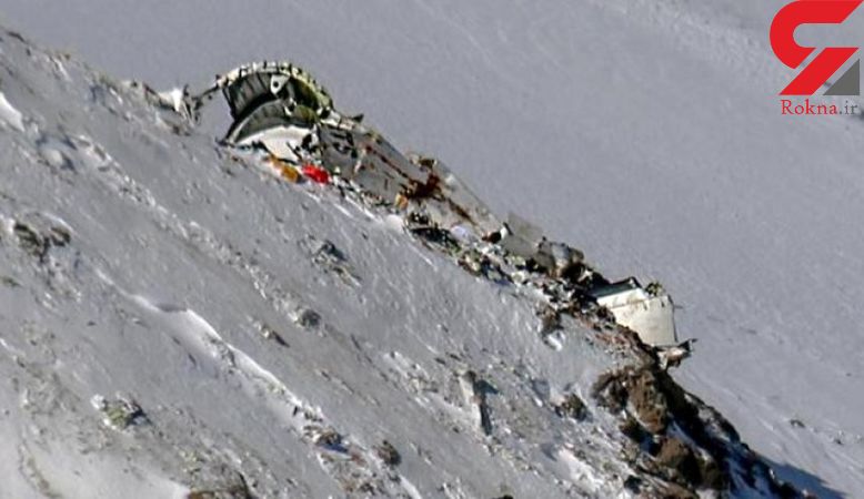 نخستین تصاویر از محل سقوط هواپیمایATR در ارتفاعات دنا 