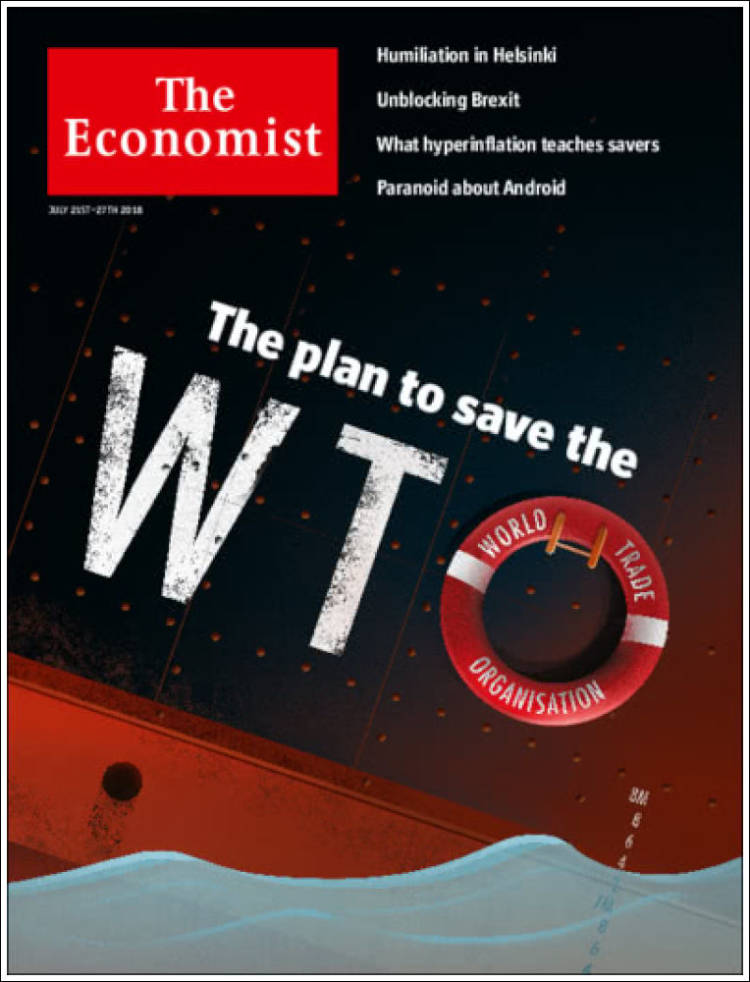 صفحه اول اکونومیست/ طرحی برای نجات سازمان تجارت جهانی