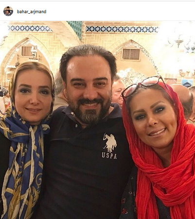 چهره ها/ «برزو ارجمند» در کنار خواهر و همسرش
