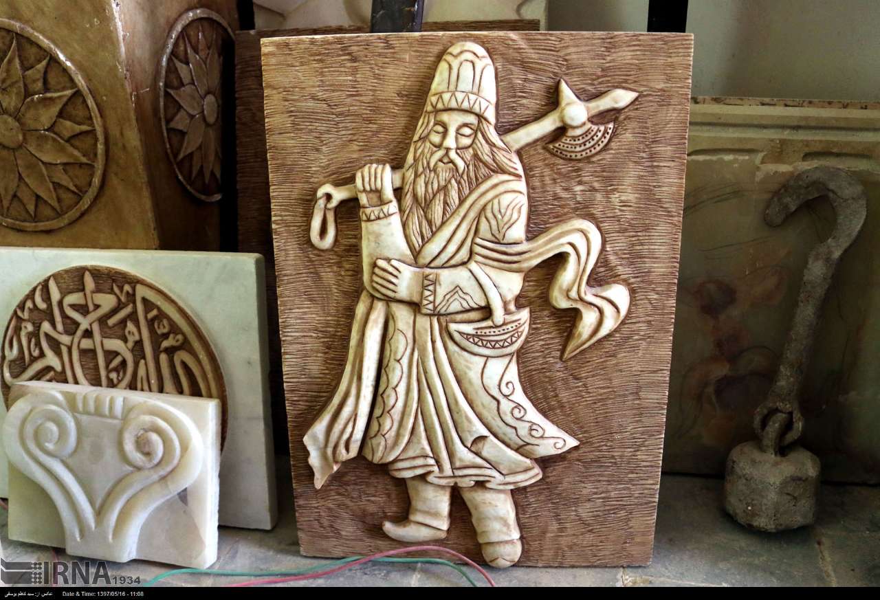 هنر سنگ تراشی در تبریز