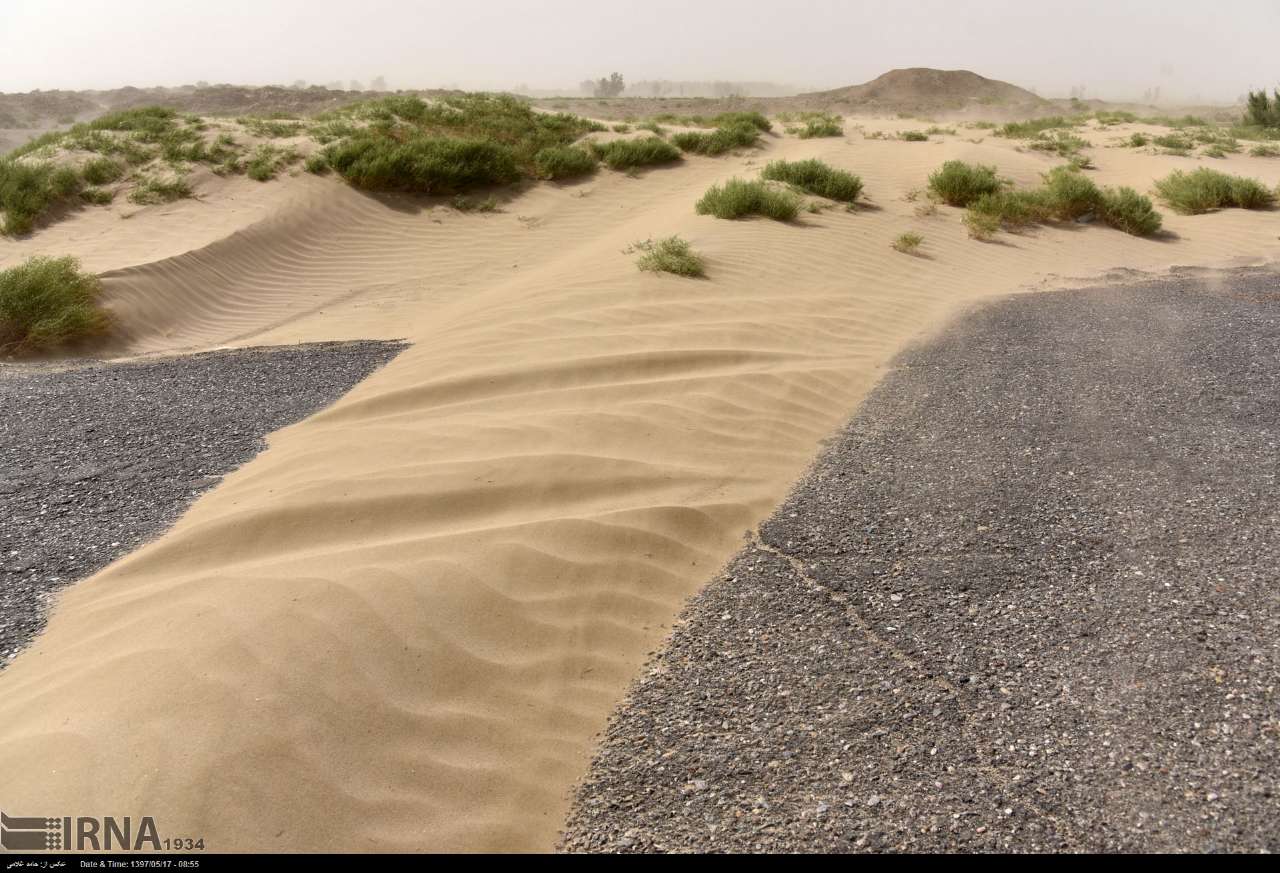 عکس/ دردسر شن‌های روان برای ساکنان سیستان