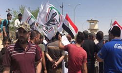 تظاهرات مردمی در «موصل» عراق در حمایت از «الحشد الشعبی»