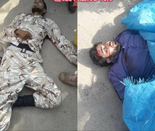 تصویری از هلاکت دو عضو گروهک تروریستی الاحواز