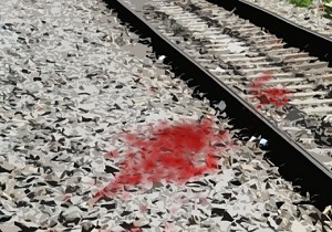 مرگ عابر پیاده در برخورد با قطار در تاکستان