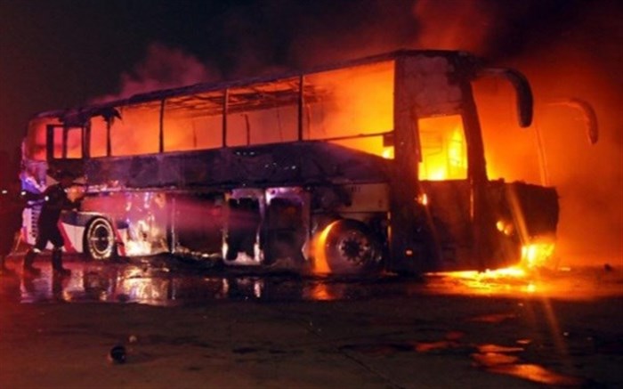 مقصر حادثه برخورد خونین اتوبوس با تانکر سوخت مشخص شد