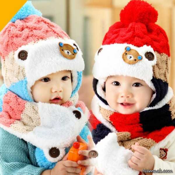 بامزه ترین کلاه و شال گردن های بچگانه