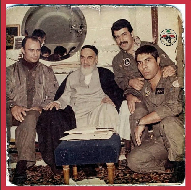ماجرای عکس یادگاری خلبانان با امام خمینی(ره) بعد از عملیات اچ۳