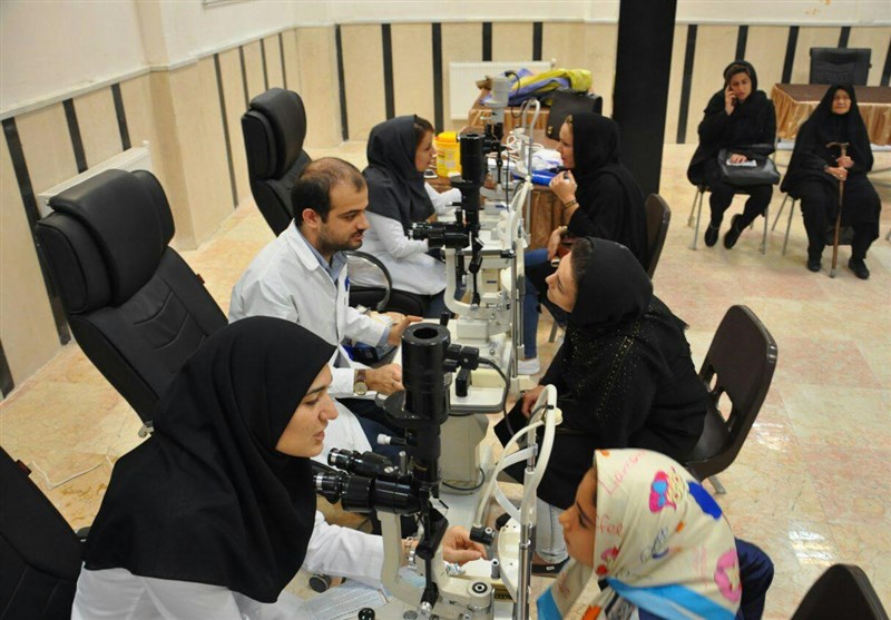 طرح ویزیت رایگان چشم پزشکی در بهارستان اجرا شد