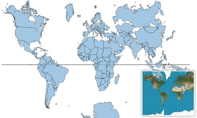 نقشه‌های کشورهای جهان تاکنون اشتباه بوده است!