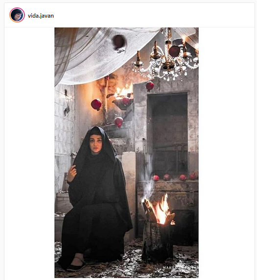 چهره ها/ «ویدا جوان» در نمایی از فیلم «گرمابه»