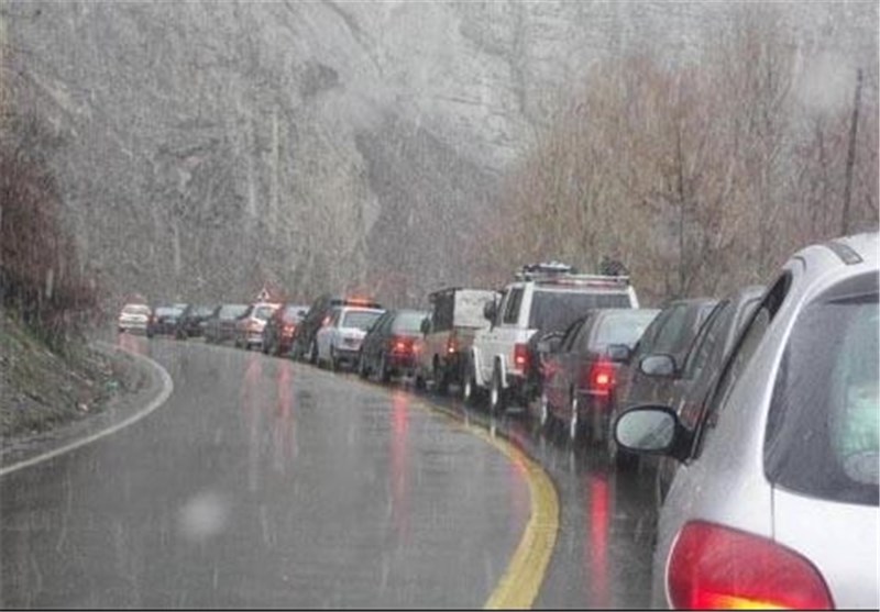 ترافیک سنگین در جاده‌های منتهی به مازندران