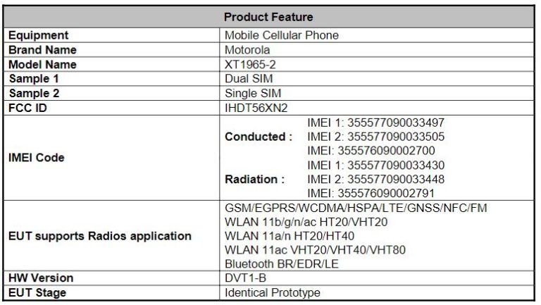 moto J7 موتورولا در FCC رویت شد