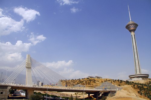  پل معلق تهران افتتاح شد