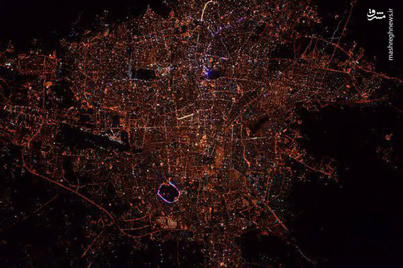 تماشای تهران از ایستگاه فضایی بین‌المللی!