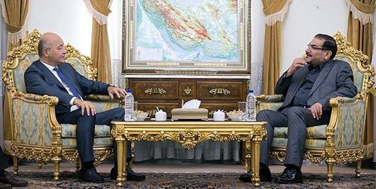 جزئیات دیدار رئیس جمهور عراق با شمخانی