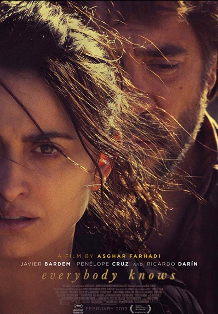 پنه‌لوپه کروز و خاویر باردم روی پوستر انگلیسی فیلم اصغر فرهادی