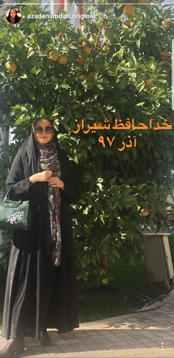 چهره ها/ خداحافظی «آزاده نامداری» با شیراز