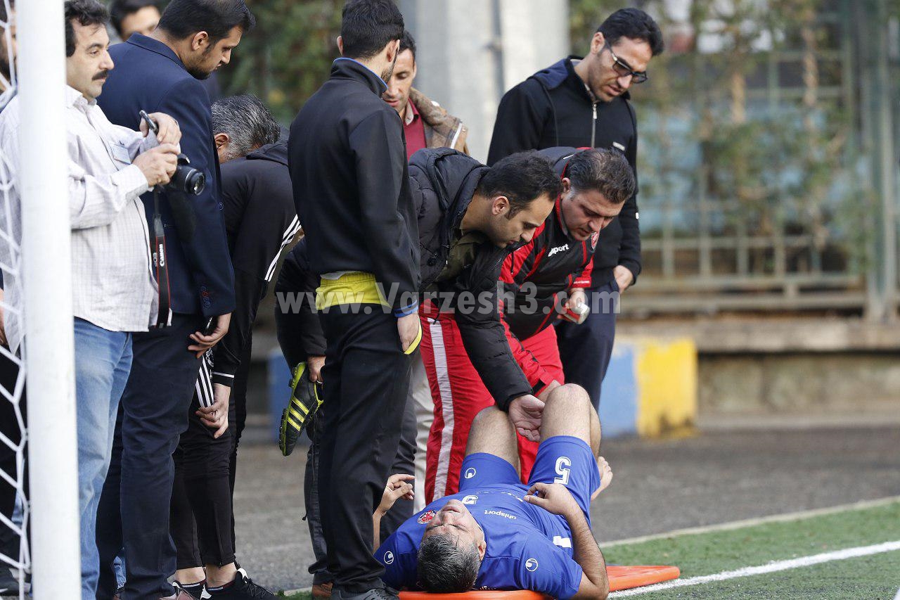 جنجالی‌ترین فوتبالی دربی هنرمندان