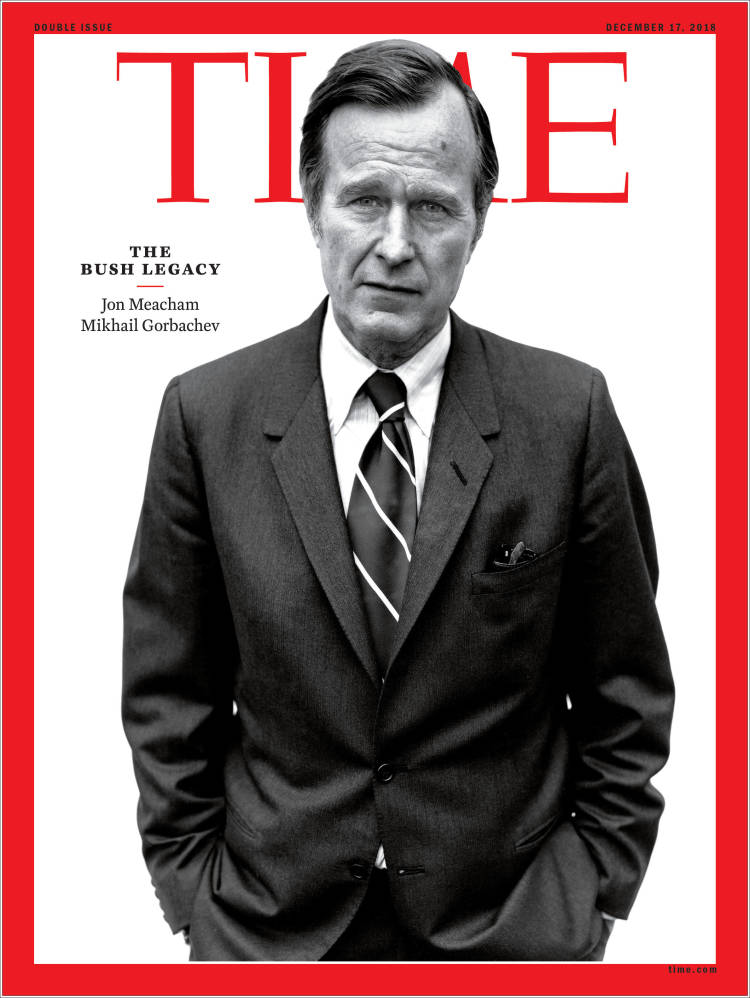 صفحه اول مجله تایم/ میراث بوش