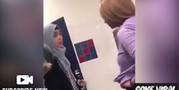 حمله به دختر محجبه سوری در آمریکا