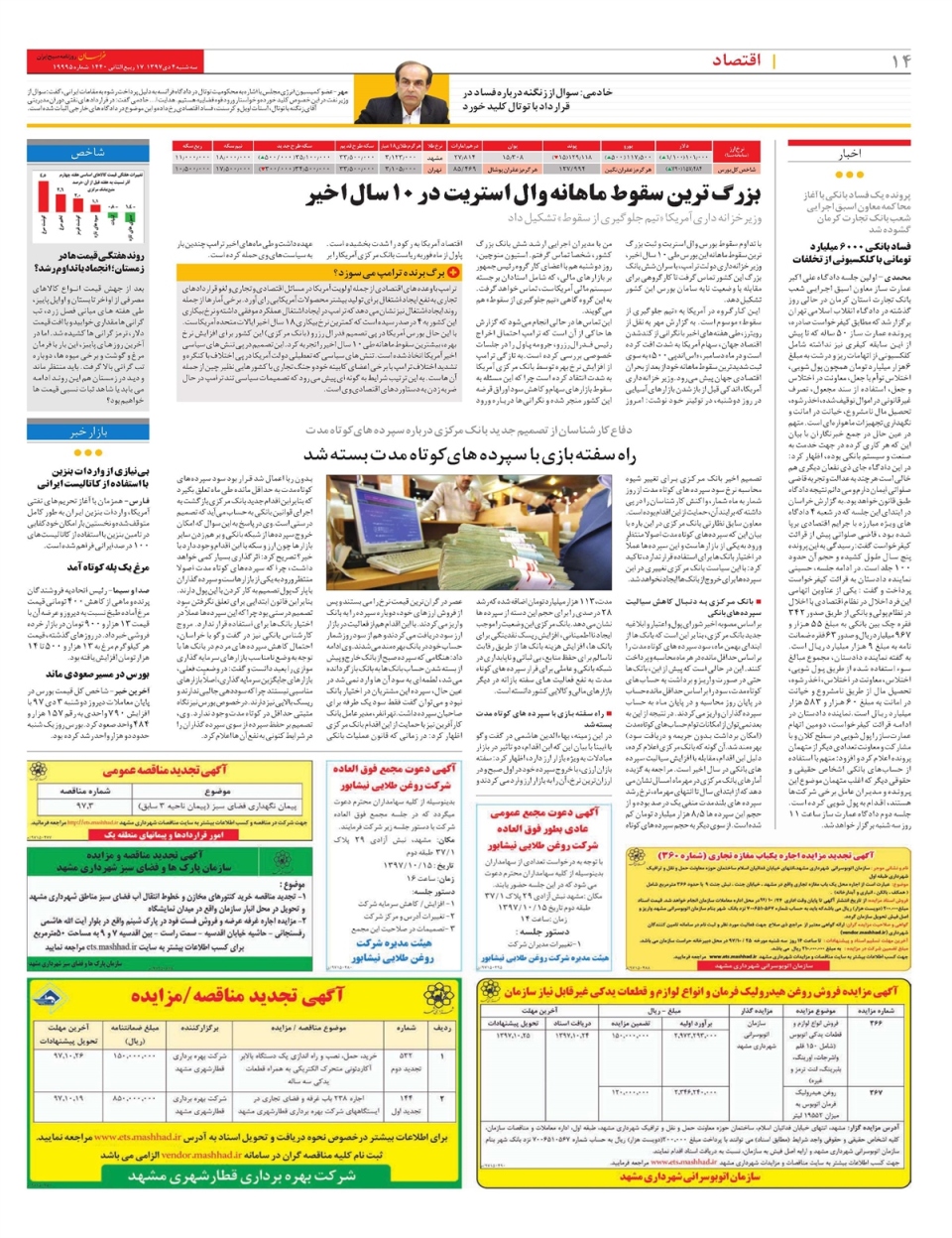 روزنامه خراسان/ 53 دقیقه چالش با ظریف