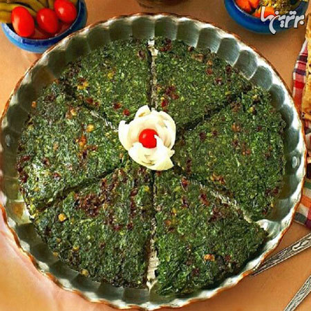 غذاي اصلي/ طرز تهيه کوکو اسفناج