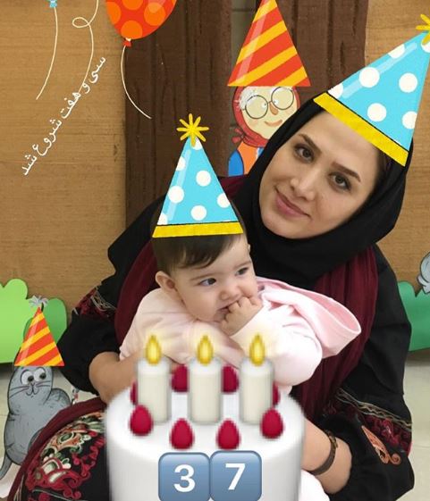 چهره ها/ جشن تولد 37 سالگی خاله سارا در کنار دخترش