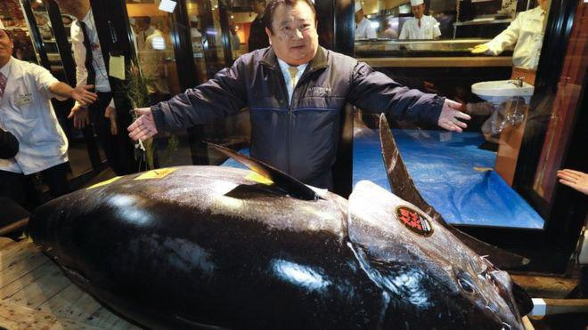 رکورد زدن «سلطان سوشی» با خرید ماهی تن سه میلیون دلاری!