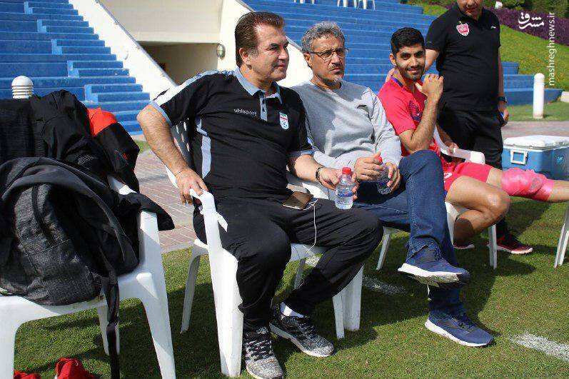 حضور حمید استیلی در اردوی پرسپولیس