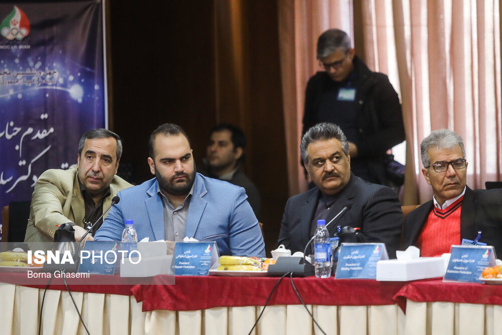 «بهداد سلیمی» در مجمع عمومی کمیته ملی المپیک