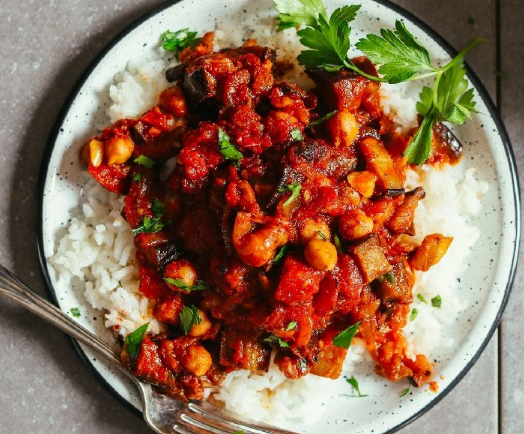 غذاي ملل/ خورش سبزيجات مراکشي؛ مقوي و خوش رنگ